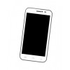Lcd Frame Middle Chassis For Hpl Platinum A50q Black By - Maxbhi Com