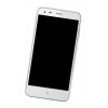Lcd Frame Middle Chassis For Zte Blade S6 Plus Silver By - Maxbhi Com