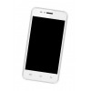 Lcd Frame Middle Chassis For White Cherry Mi1 White By - Maxbhi Com