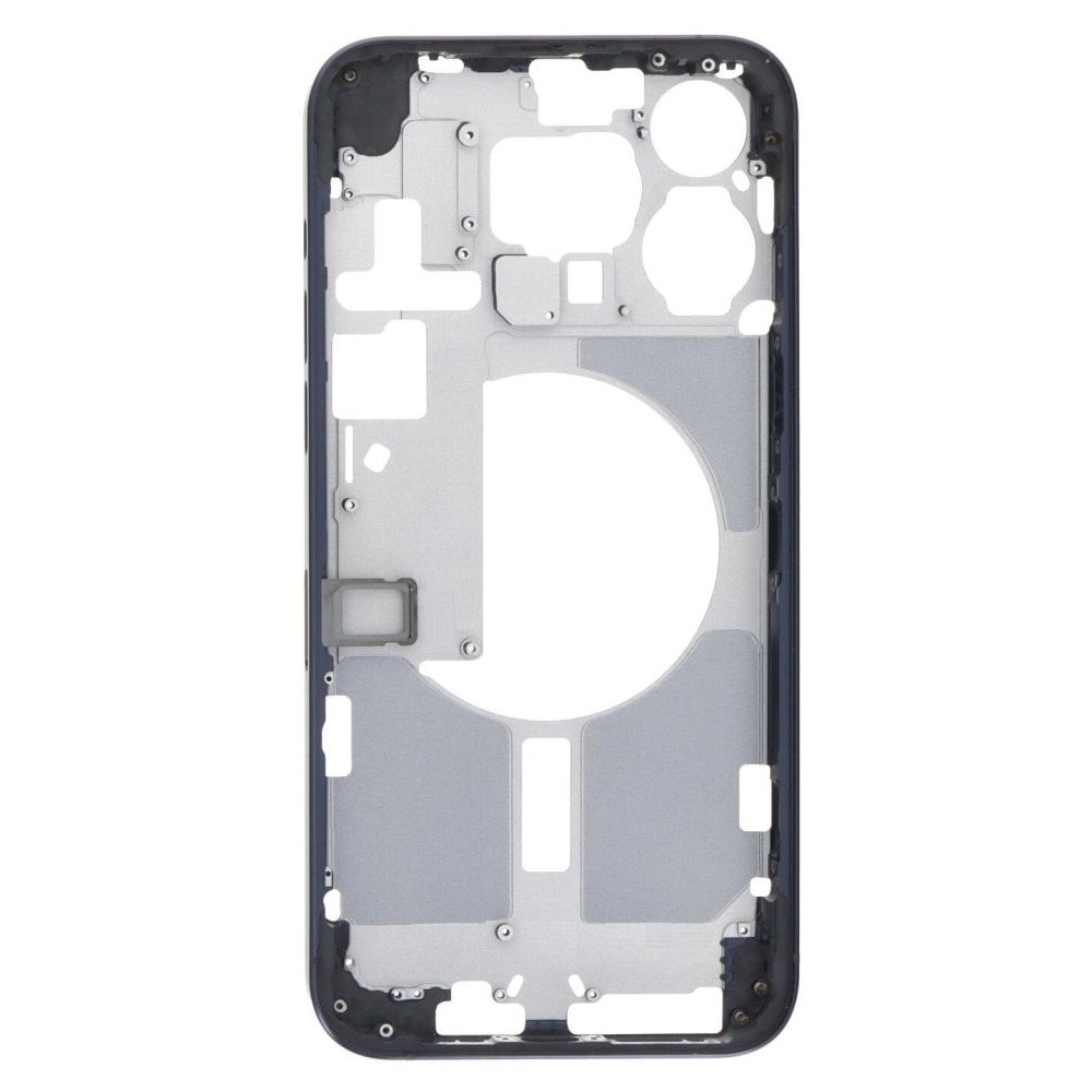LCD Frame Middle Chassis for Apple iPhone 15 Pro Max - Blue by Maxbhi.com