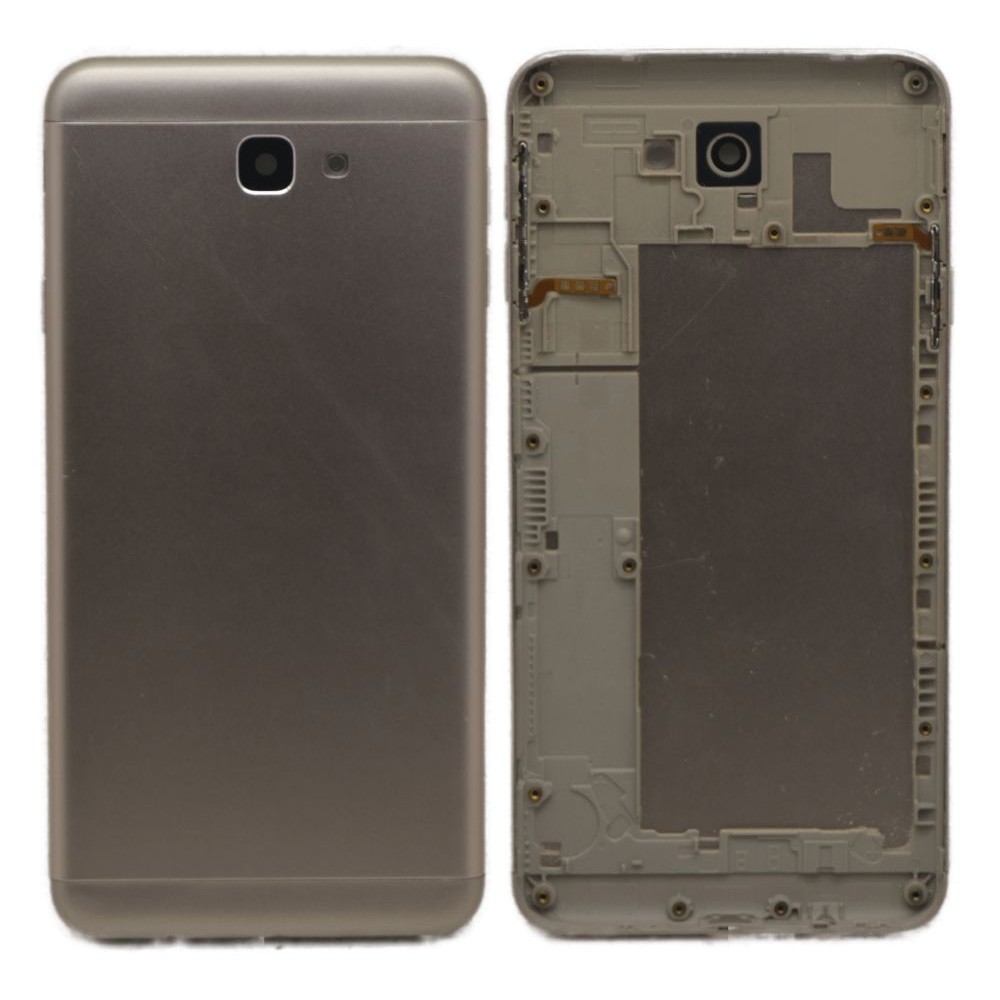 Back Panel Cover for Samsung Galaxy J7 Prime Gold Maxbhi