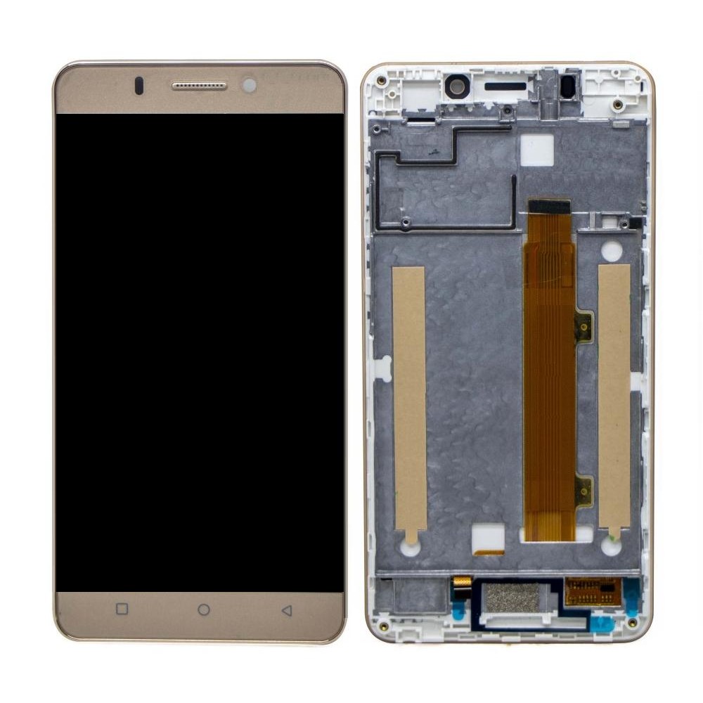 LCD with Touch Screen for Intex Aqua Supreme Plus Champagne by