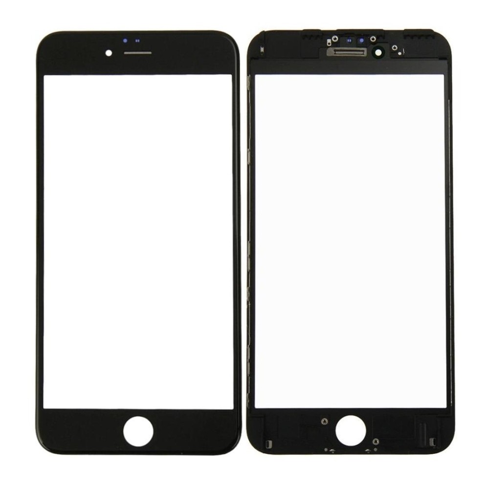 Replacement Front Glass for Apple iPhone 6s Plus - Black by Maxbhi.com