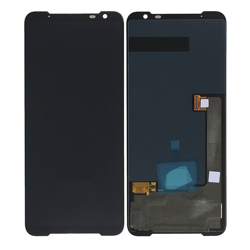 LCD with Touch Screen for Asus ROG Phone Black (display glass combo  folder)