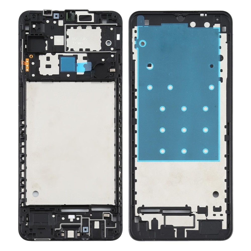 ☆あみページ☆ LCD Frame Middle Chassis for Samsung Galaxy A12 - Black by