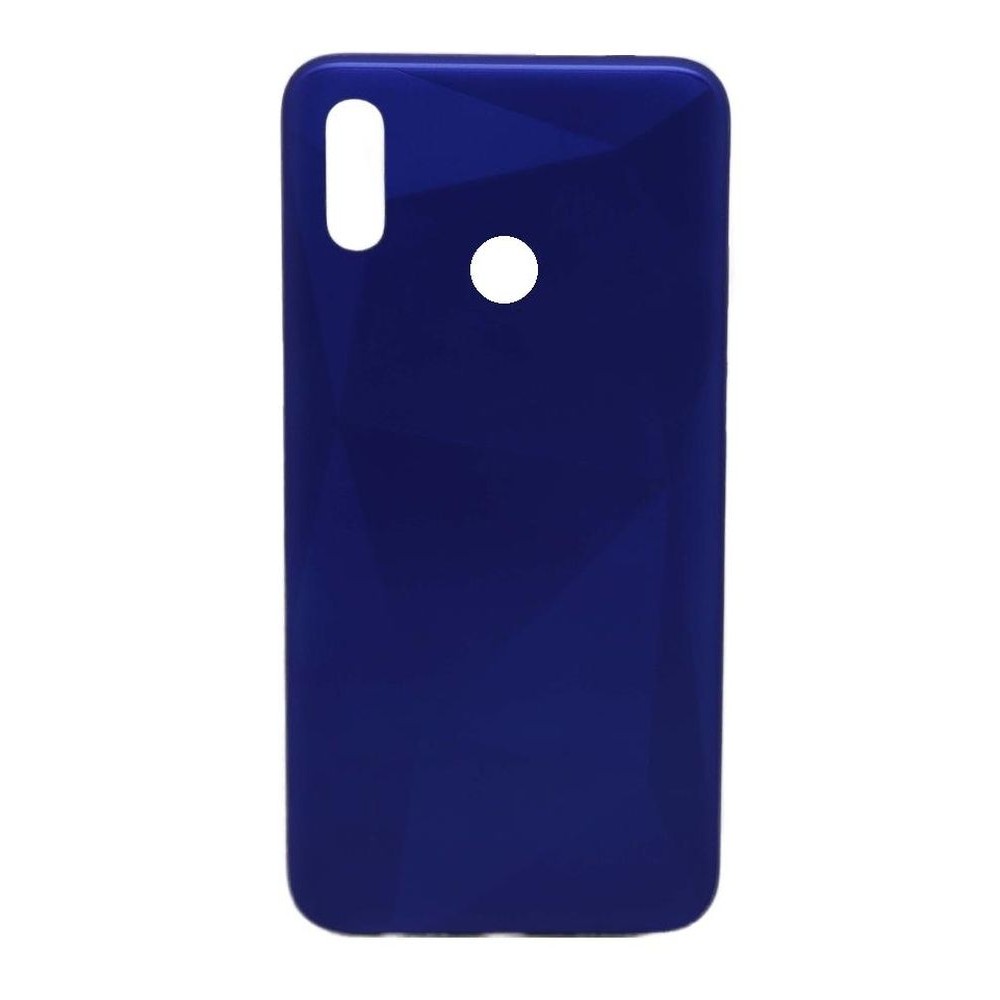 Back Panel Cover for Realme 3i Blue Maxbhi