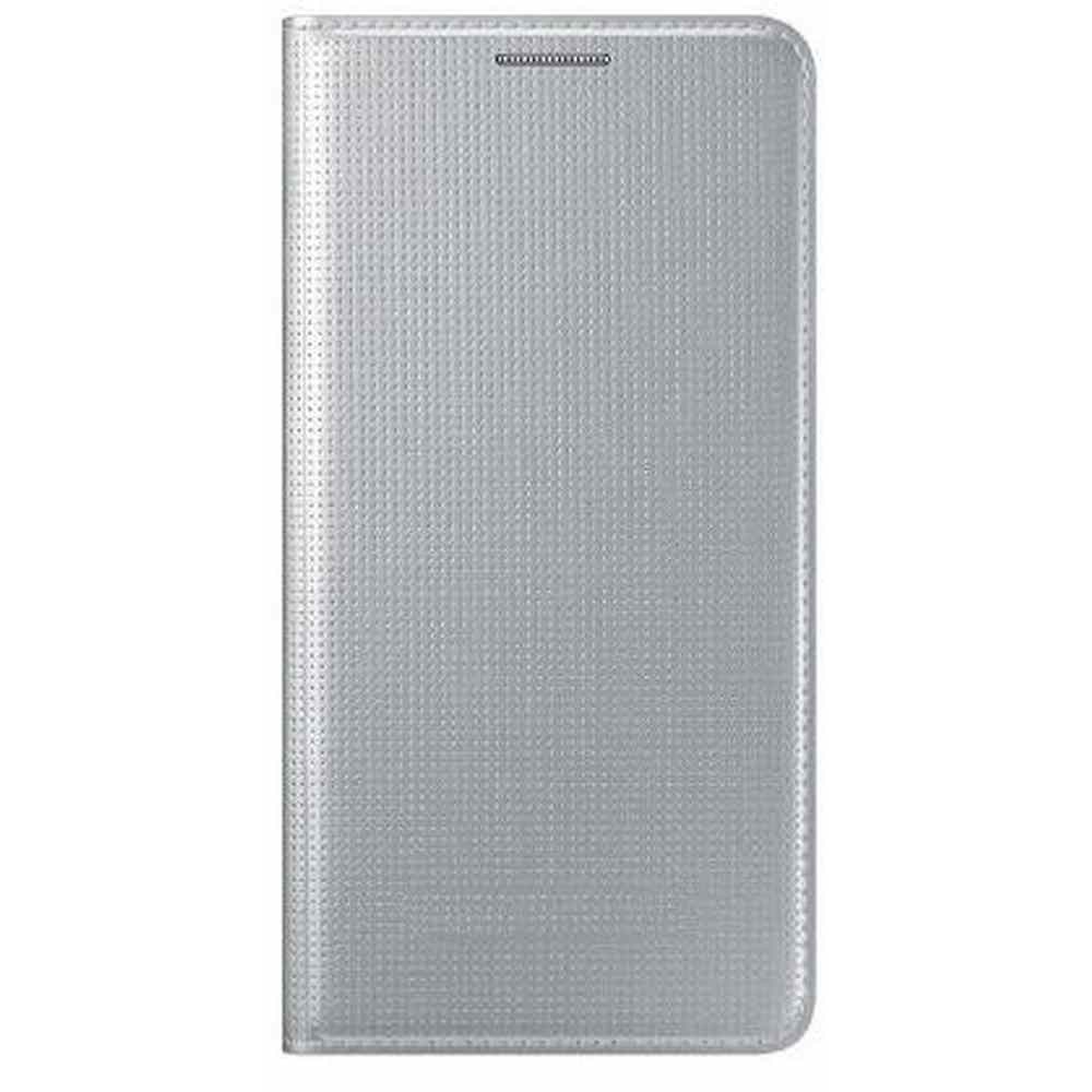 Flip Cover for Samsung Galaxy Alpha S801 Silver by