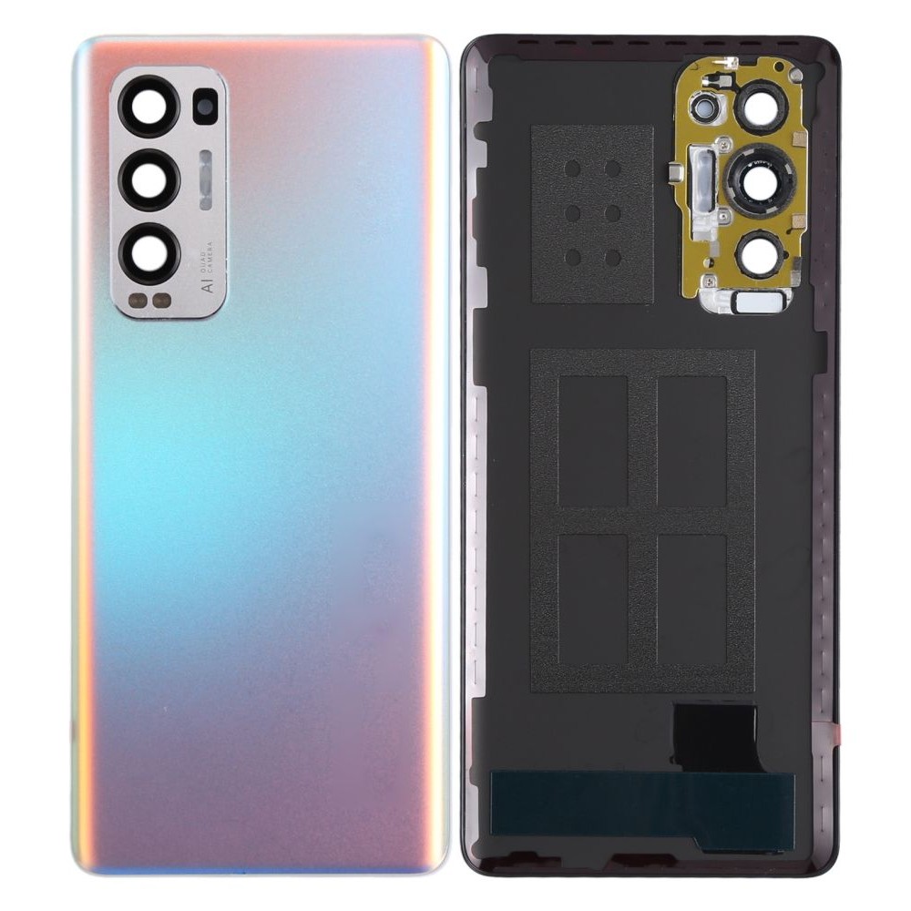 Back Panel Cover for Oppo Find X3 Neo Silver