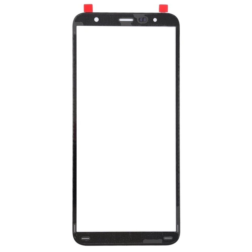 Replacement Front Glass for Samsung Galaxy J6 Plus Black by