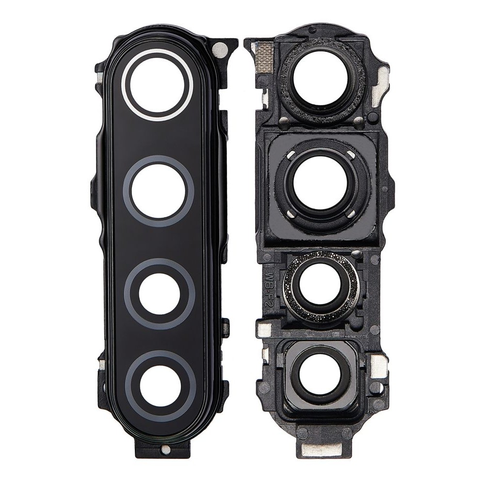 Camera Lens Glass with Frame for Xiaomi Redmi Note 8 Black by Maxbhi