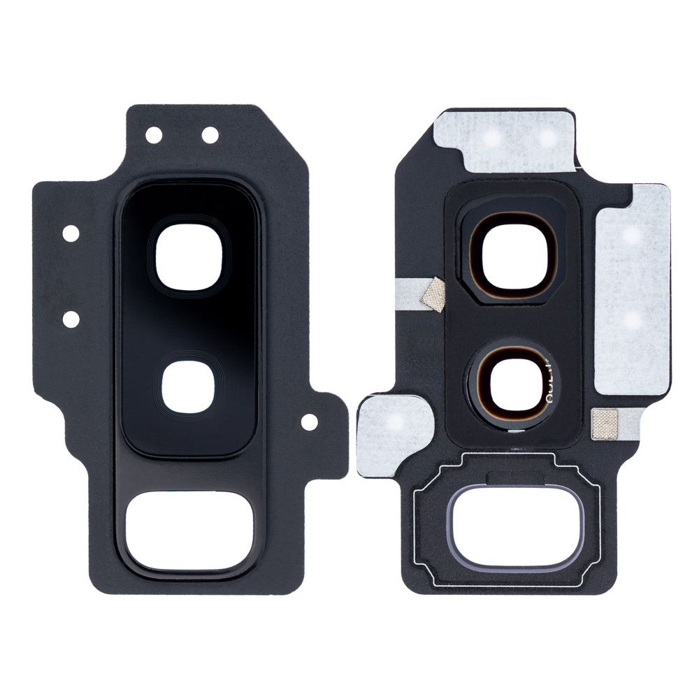 Camera Lens Glass with Frame for Samsung Galaxy S9 Plus Black by