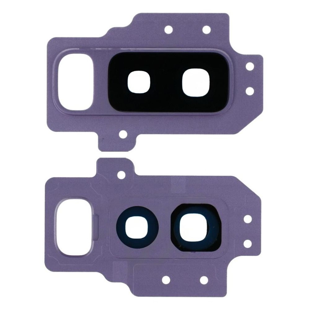 Camera Lens Glass with Frame for Samsung Galaxy S9 Plus Purple
