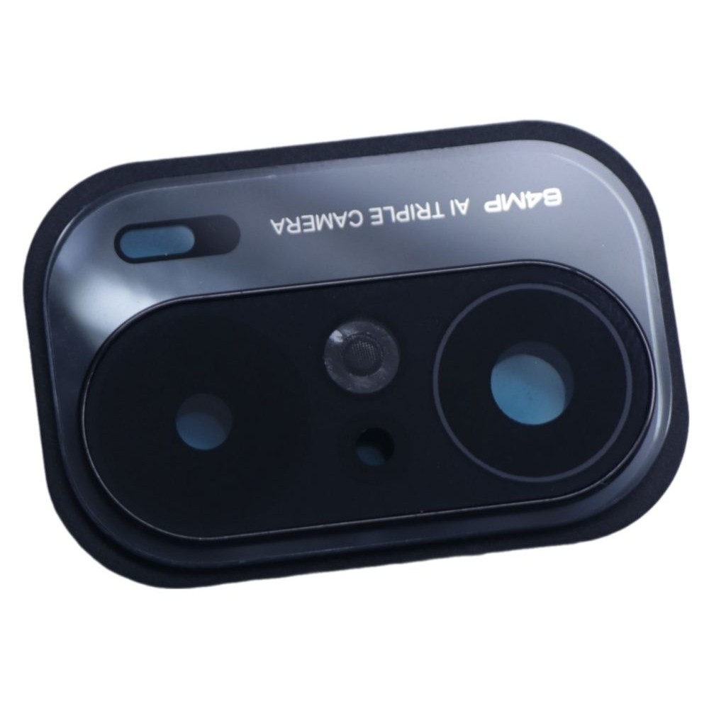 Camera Lens Glass with Frame for Xiaomi Mi 11X Black by Maxbhi.com