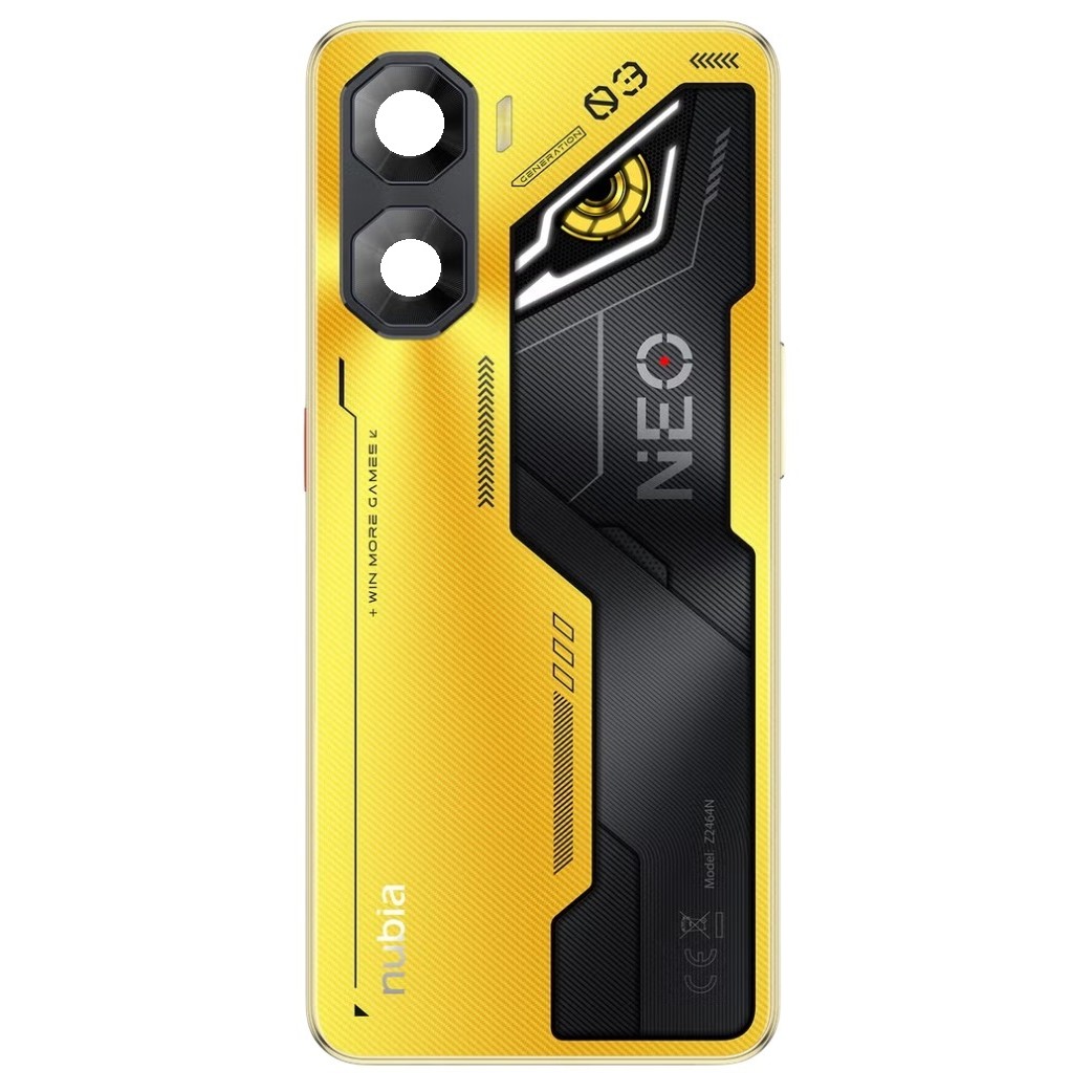 Back Panel Cover for ZTE Nubia Neo 3 - Yellow - Maxbhi.com