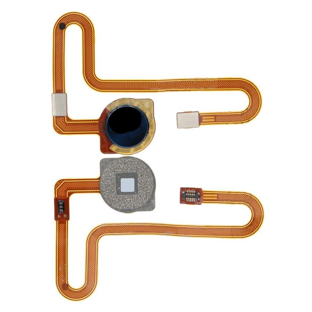 SPAREWARE® Fingerprint Sensor Flex Fingerprint Sacanner Sensor For Mi Redmi Note 8 -Black