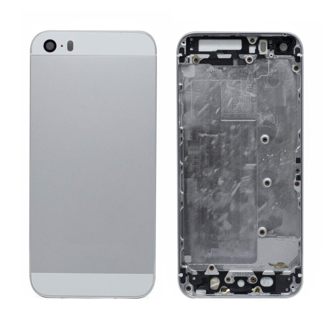 Back Panel Cover for Apple iPhone 5s Silver