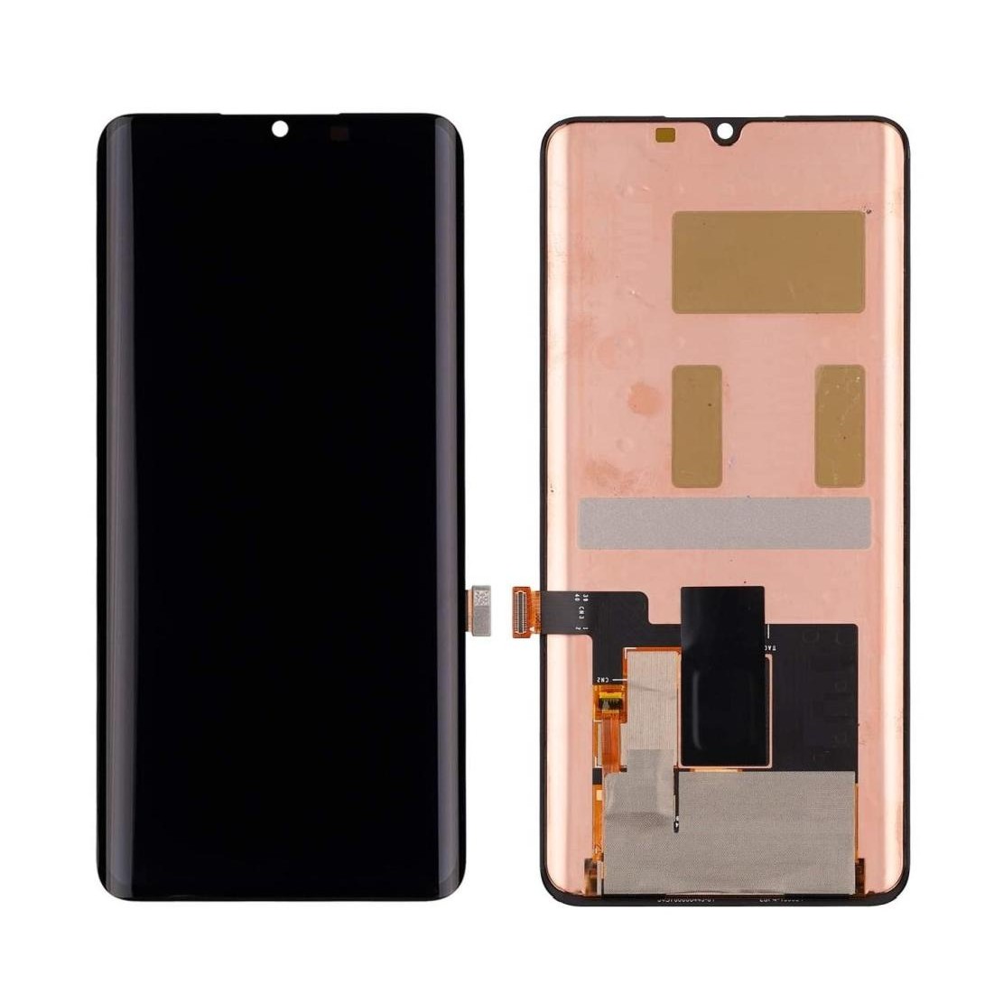 LCD with Touch Screen for Xiaomi Mi Note 10 White (display glass combo  folder)