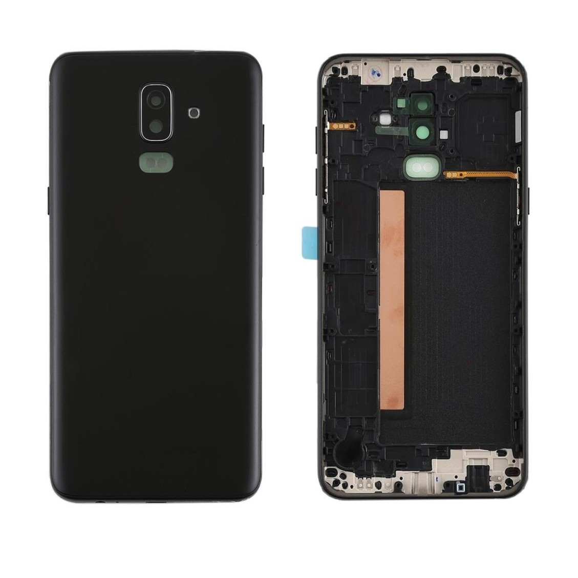 Back Panel Cover for Samsung Galaxy J8 2018 Black