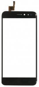 Touch Screen Digitizer For Intex Aqua Lions X1 Plus Black By - Maxbhi Com