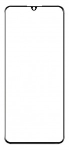 Replacement Front Glass For Oukitel C33 Blue By - Maxbhi Com