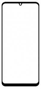 Replacement Front Glass For Samsung Galaxy F05 Blue By - Maxbhi Com