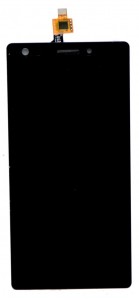 Lcd With Touch Screen For Lava V2 3gb Black By - Maxbhi Com