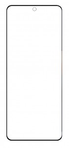 Replacement Front Glass For Motorola Razr 60 Blue By - Maxbhi Com