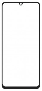 Replacement Front Glass For Blackview Shark 6 Blue By - Maxbhi Com