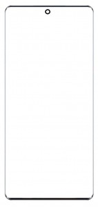 Replacement Front Glass For Lava Blaze X 5g White By - Maxbhi Com