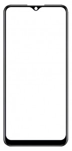 Replacement Front Glass For Vivo Iqoo U3x Standard Black By - Maxbhi Com