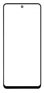 Replacement Front Glass For Lava Yuva 2 5g White By - Maxbhi Com