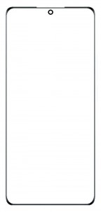 Replacement Front Glass For Realme P1 Pro 5g Black By - Maxbhi Com