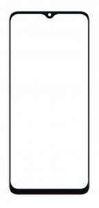 Replacement Front Glass For Realme 10t 5g Black By - Maxbhi Com