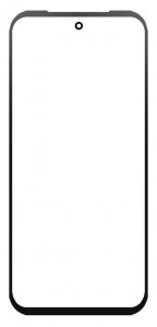 Replacement Front Glass For Fairphone 5 5g Black By - Maxbhi Com