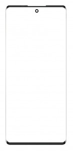 Replacement Front Glass For Tecno Phantom X2 Pro Black By - Maxbhi Com