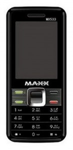 LCD with Touch Screen for Maxx MX 533 - Black