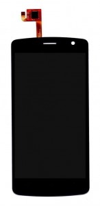 Lcd With Touch Screen For Spice Stellar 507 Mi507 Red Black By - Maxbhi.com