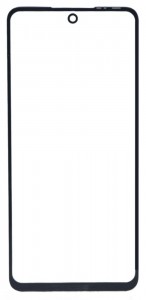 Replacement Front Glass For Lava Agni 5g Black By - Maxbhi Com