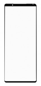 Replacement Front Glass For Sony Xperia Pro I Black By - Maxbhi Com