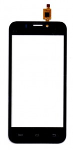 Touch Screen Digitizer For Intex Aqua Y4 Black By - Maxbhi.com