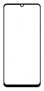 Replacement Front Glass For Zte Blade A36 Black By - Maxbhi Com