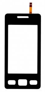 Touch Screen Digitizer For Samsung S5260 Star Ii Black By - Maxbhi Com