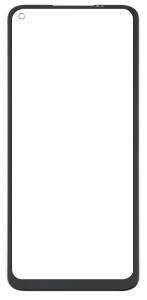 Replacement Front Glass For Realme Q2 White By - Maxbhi Com