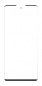 Replacement Front Glass For Zte Nubia Z50 Black By - Maxbhi Com