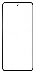 Replacement Front Glass For Motorola Edge 2024 White By - Maxbhi Com