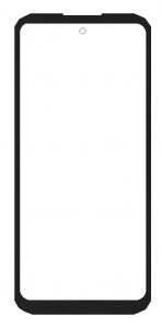 Touch Screen Digitizer For Doogee Blade20 Ultra Silver By - Maxbhi Com