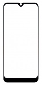 Replacement Front Glass For Yezz Max 2 Ultra Black By - Maxbhi Com