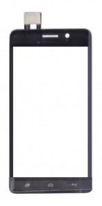 Touch Screen Digitizer For Intex Aqua Q3 Black By - Maxbhi Com