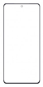 Replacement Front Glass For Realme Neo 7 Blue By - Maxbhi Com