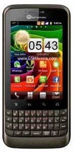 LCD with Touch Screen for Micromax A78 - Black